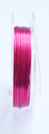 Проволока для плетения 0.3 мм - розовая