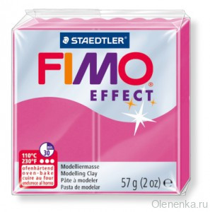 Fimo Double Effect Красный кварц 286