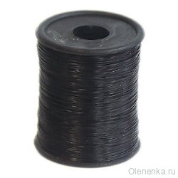 Леска для бисера, 100 м, черная (0.2 мм)