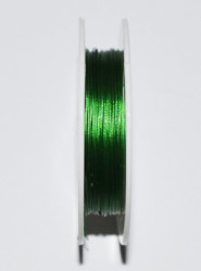 Ювелирный тросик (ланка) 0.3 мм, зеленый, 10 м