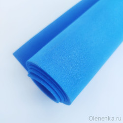 Фоамиран 2 мм, Китай 40*60 см, синий