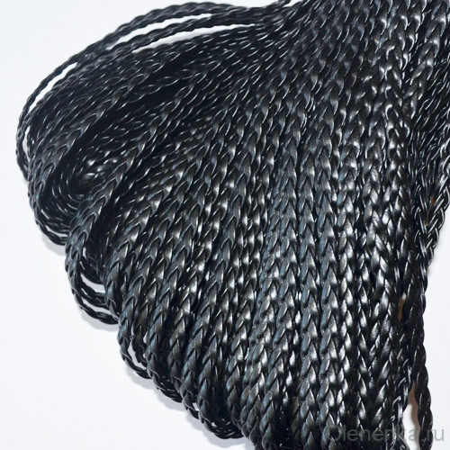 Шнур плетеный, кож.заменитель (1 м)