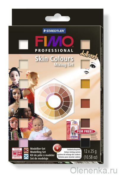 Fimo Professional Doll Art Набор + форма Лилли в подарок!