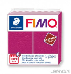 Fimo Leather-Effect Ягодный 229  Эффект кожи