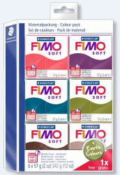 Fimo Soft комплект "Цвета Земли 2018" (6 блоков по 57 г)