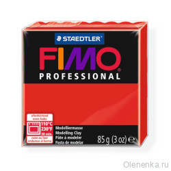 Fimo Professional Чистый Красный