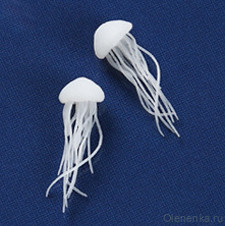 Пластиковая миниатюра Медуза малая 6x6x15 мм