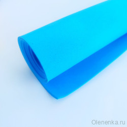 Фоамиран 2 мм, Китай 40*60 см, голубой