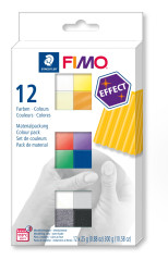 Fimo Effect Комплект из 12 блоков по 25 г