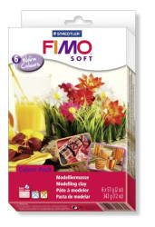 Fimo Soft комплект "Теплые цвета" (6 блоков по 57 г)